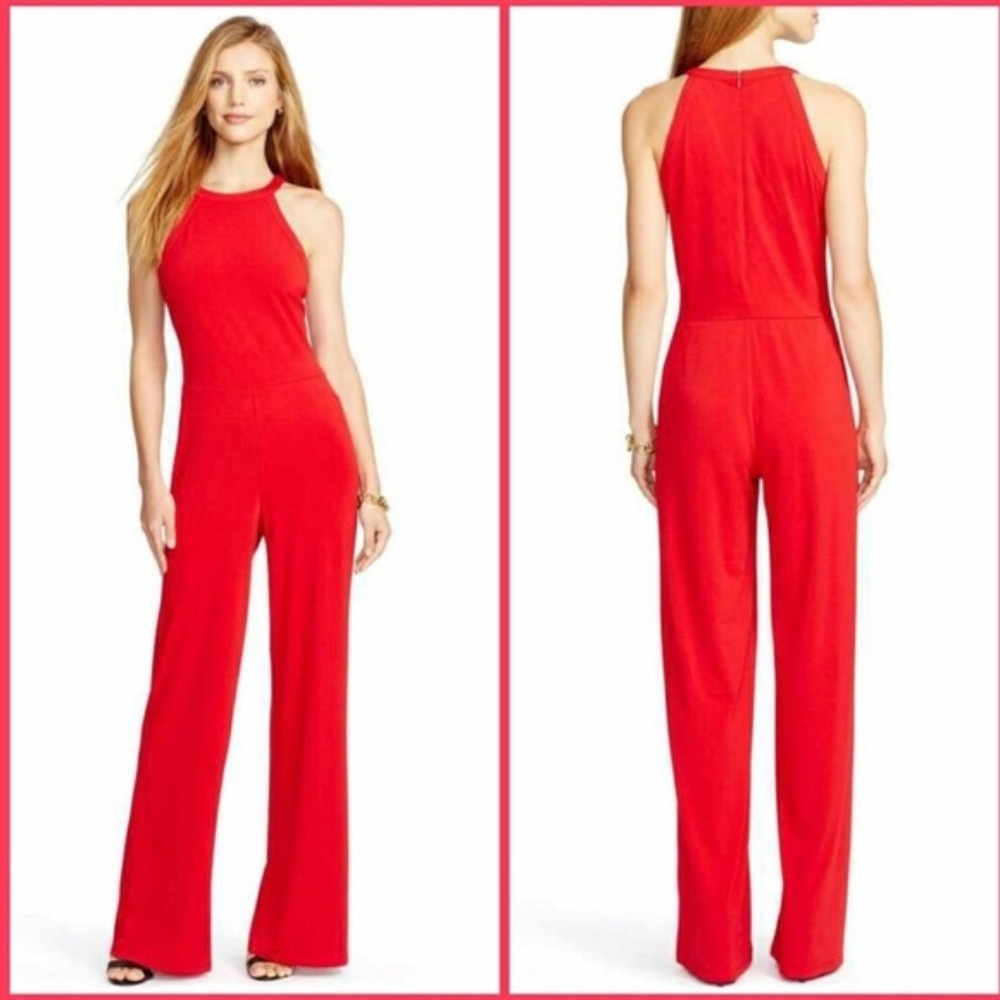 SOLD Ralph Lauren NWT Red dress Jumpsuit Size ps 4/6